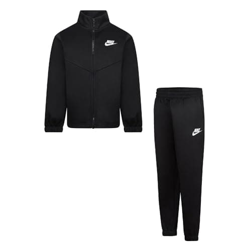 Image of Nike Kids Lifestyle Essnetials Track Suit, Black, 4/5 Years