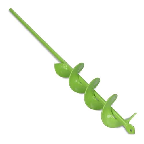 Image of WERHE Soil auger for drill 50 mm Ø, 450 mm length - Garden auger for cordless screwdriver for planting, flower and hole digging - Digging tool for garden