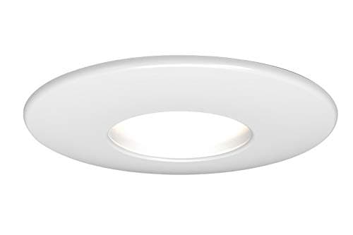 Image of 4lite Fire-Rated Indoor Downlight (Matt White) IP20 Rated Dimmable Spotlight Supplied with a 2200k - 6500k 345lm Smart GU10 Bulb - 4L1/2214-4yr Guarantee