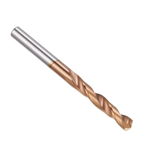 Image of PATIKIL 6.9mm Drill Bit, Carbide Twist Jobber Bits Straight Shank 130° for Drilling Hard Metal Alloy Steel Stainless Steel Titanium Alloys - 1 Pack