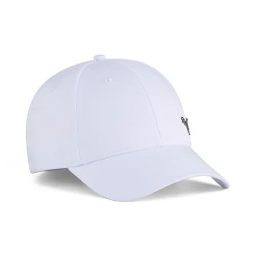 Image of PUMA Unisex Essentials Metal Cat Baseball Cap, PUMA White, One Size