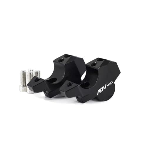 Image of Motorcycle Bar Clamps For H&ONDA X-ADV XADV 750 ADV150 ADV160 ADV350 ADV 150 160 350 2017-2023 Motorcycle Handlebar Riser Drag Handle Bar Clamp Extend(Black - ADV 150)