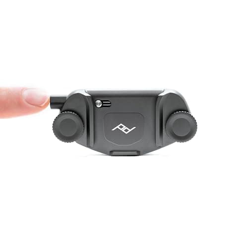 Image of Peak Design Capture Camera Clip V3 Solo, Black Clip Only, Holds DSLR, Compact and Point and Shoot Bodies, Secure, Stable and Accessible, Attaches to Straps and Belts, Quick Release, 90kg Capacity