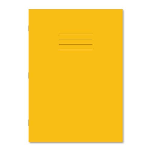 Image of Hamelin A4 7 mm Squared 80 Pages Exercise Book - Yellow (Pack of 50),100101670