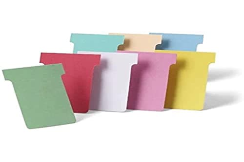 Image of Nobo T-Cards White Size 3 (Pack of 100)