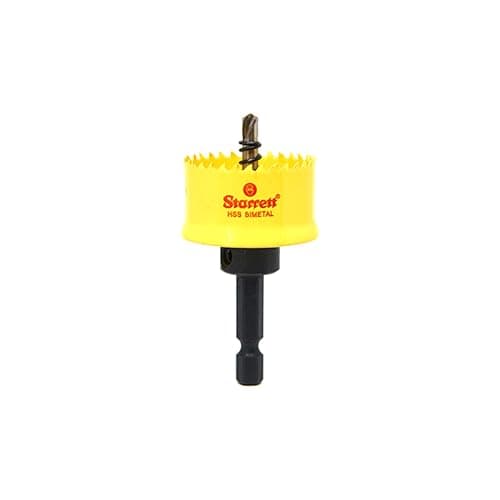 Image of Starrett HSS Bi-Metal Hole Saw - CSC32 Cordless Smooth Cutting Hole Saw - For Wood Plastics Steel Various Materials - 32mm
