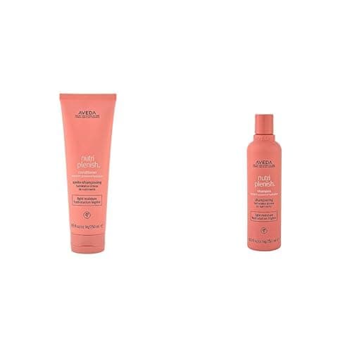Image of Aveda Nutriplenish Light Moisture Shampoo & Conditioner Duo | for Normal to Dry Hair | Organic Pomegranate Oil, Coconut Oil, Mango Butter | 250ml