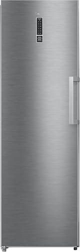 Image of Midea Frost Free Upright Freezer - Brushed Steel - E Rated