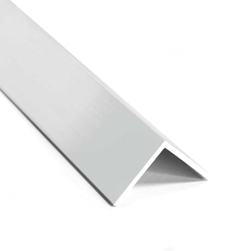Image of nielsen Aluminium L-Shaped Angle Profile - Matt Anodized, 2000x50x50 mm, 2mm Thick, 2m Length – Corner Trim, Edge Protection, Decorative Finishing