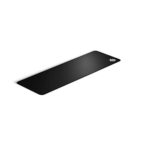 Image of SteelSeries QcK Gaming Surface - XL Stitched Edge Cloth - Extra Durable - Sized to Cover Desks, Classic Black