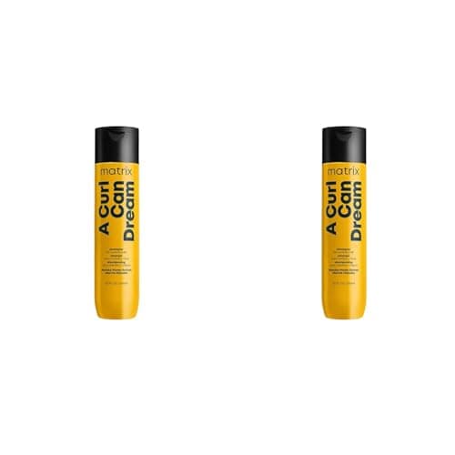 Image of Matrix Shampoo for Curly & Coily Hair, Gentle Cleansing, With Manuka Honey Extract, To Help Remove Build-up, Total Results A Curl Can Dream, 300ml (Pack of 2)