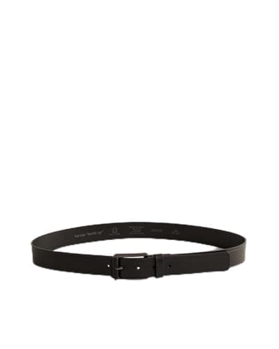 Image of Ted Baker London linded-embossed leather belt, black, 30" waist