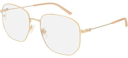 Image of Gucci Unisex Adults’ GG0396S-001-56 Sunglasses, Yellow, 56