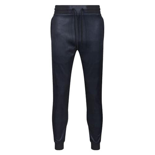 Image of LUKE Men's 1977 Reality Check Colour Block Joggers in Grey