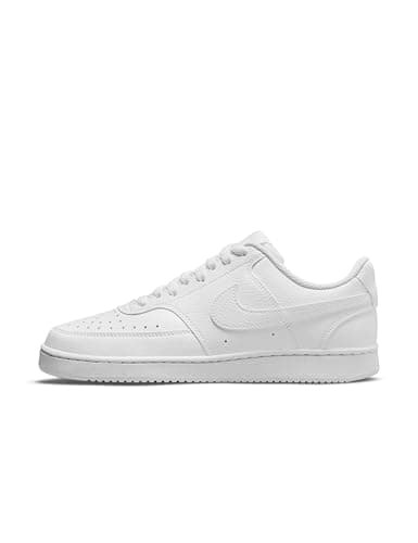Image of Nike Women's Court Vision Low Better Basketball Shoe, White/White-White, 6 UK (40 EU)