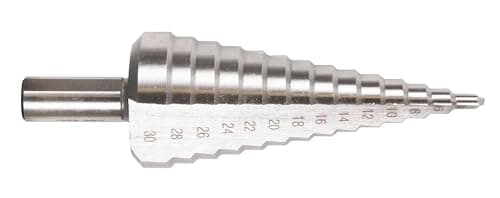 Image of Sealey AK4745 HSS 4341 Step Drill Bit 4-30mm Double Flute