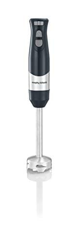Image of Morphy Richards Total Control Hand Blender - Grey - 600W - 5 Speed Settings - Plastic And Stainless Steel - 402060