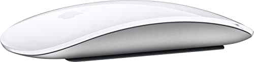 Image of Apple Magic Mouse: Bluetooth, rechargeable. Works with Mac or iPad; White, Multi-Touch surface (Lightning)