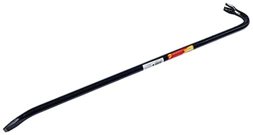 Image of Amtech Heavy-Duty Wrecking Bar, Drop-Forged Steel with Chisel & Swan-Neck Ends, Leverage for Fast Dismantling & Nail Removal, 30"