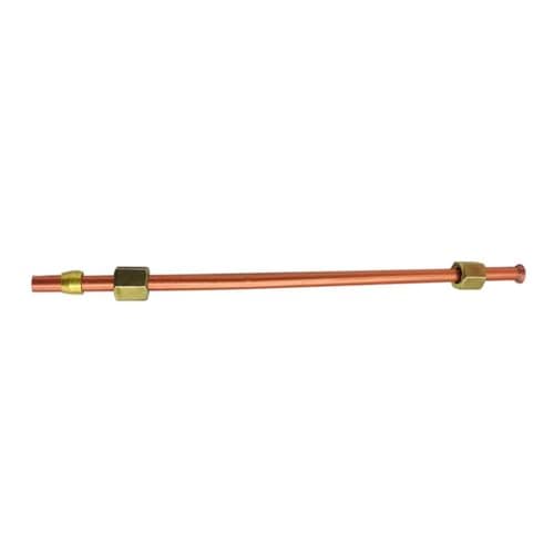 Image of Supertool Air Compressor Exhaust Tube, 6mm Diameter, 800mm Length, Aluminum Plated Copper, 1.5mm Wall Thickness, 1-Pack