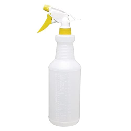 Image of Jantex Trigger Spray Bottle for Cleaning Colour-Coded Yellow, Empty, Refillable 750ml CD816