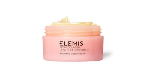 Image of ELEMIS Pro-Collagen Cleansing Balm, 3in1 Melting Facial Cleanser for Deep Cleansing Wash, Infused with 9 Nourishing Essential Oils, Daily Moisturising Makeup Remover for Clean, Glowing Skin