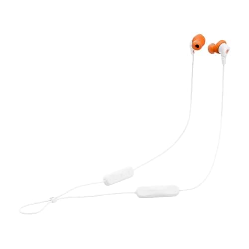 Image of JBL Endurance Run 3 Wireless Sport Headphones with Bluetooth, 25-Hour Battery Life, FlipHook & TwistLock Technology, IP65 Dustproof & Water-Resistant, In-Line Microphone & Remote, White