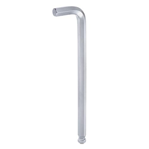 Image of sourcing map Ball End Hex Key Wrench 17mm L-Shape Extra Long Arm Hexagon Metric Wrenches Chrome Vanadium Steel Repairing Tool for Home Repair, Silver Tone