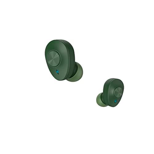 Image of Hama Freedom Buddy Bluetooth Headphones (True Wireless, TWS, In-Ear Headphones, Wireless Headphones, Wireless Bass Boost, Wireless Headphones, Earbuds, Voice Control, with Charging Box) Green