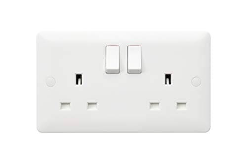 Image of MK (ELECTRIC) MK Base MB2747WHI 13A 2G SP Switched Socket, White