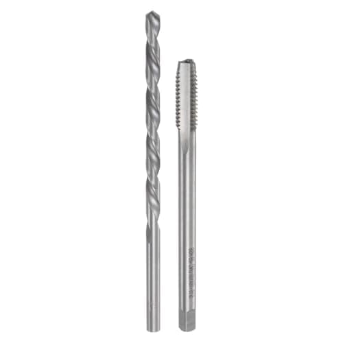 Image of MACHSWON Tap & Bit Sets,5/16-18 UNC H2 Straight Flute Machine Thread Milling Tap Extra Long,6.5mm High Speed Steel (HSS) Twist Drill Bit