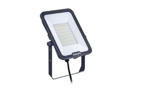 Image of Philips Ledinaire All-in Floodlight BVP167 LED73/830_40_65 PSU 70W – 7000 lm, Multi-Color Temperature 3000K/4000K/6500K, Asymmetrical Beam, IP65 Outdoor LED Flood Light, Durable Aluminum Housing