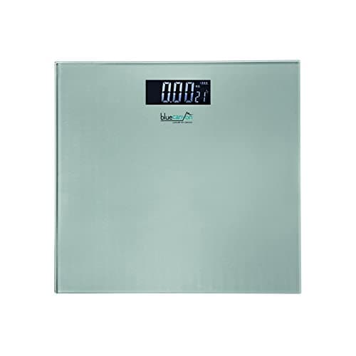 Image of Blue Canyon Digital Bathroom Scales| LED Display| Measure Body, Luggage Weight| Maintain Fitness| kg/lb Unit Conversion| 180kg Max Capacity| High-Precision Sensors| Accurate Bathroom Scale (Silver)