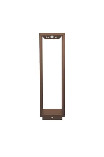 Image of Zafferano, Home Solar Lamp, Cordless Floor Lamp with Solar Panel and Motion Sensors, Suitable for Outdoors, Dimmer, 3000 K, Height 50 cm, Colour Corten
