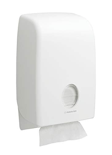 Image of Aquarius Folded Hand Towel Dispenser - 1 x White Paper Towel Dispenser, Model-Nr. 6945