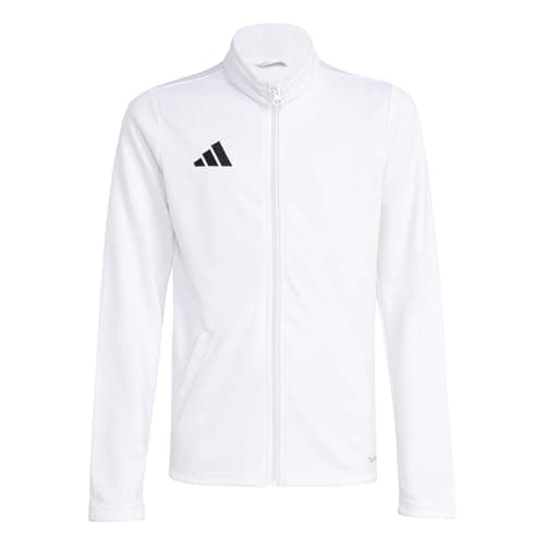 Image of adidas Unisex Kids Entrada26 Track Kids Sweatshirt, white/black, 7-8 Years