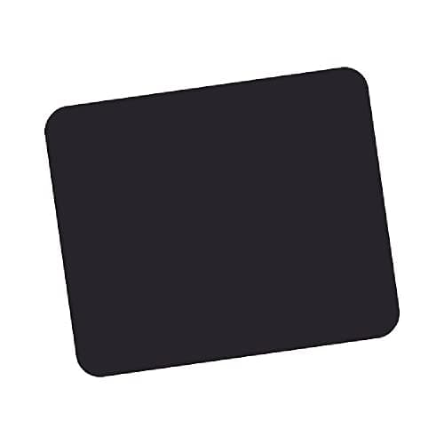 Image of Fellowes Mouse Mat Foam Mouse Mat with Non-Slip Backing, Durable Polyester Surface, Made from 50% Recycled Material, Dimensions: 18.6 x 22.4 x 0.6 cm, Colour: Black