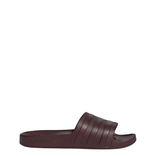 Image of adidas Women's Adilette Aqua Slides Sandal, aurora ruby/aurora ruby/aurora ruby, 7 UK