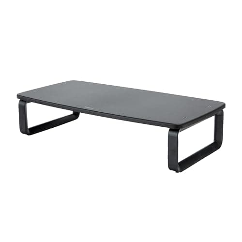 Image of Kensington Monitor Stand - Large Ergonomic Screen Riser (W610 x D300 x H59 mm) with SmartFit System - Black (K52797WW)