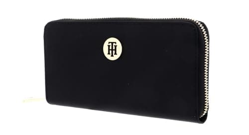 Image of TOMMY HILFIGER Poppy Large Zip Around Wallet Black