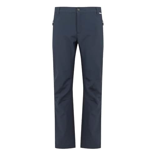 Image of Regatta Men's Geo Softshell Walking Trousers, Waterproof, Windproof, Hardwearing & Multipocketed - Perfect for Outdoors, Hiking, Camping & Trekking Navy