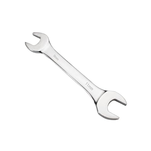 Image of Mandouer Double Open End Wrench, 9mm x 11mm Metric Spanner, Chrome Vanadium Steel Small Spanner for Automotive, Bike Repair and Furniture Assembly (1-Piece)