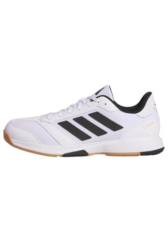Image of adidas Men's Ligra 8 Mens Indoor Shoes, Cloud White/Core Black/Cloud White, 9.5 UK