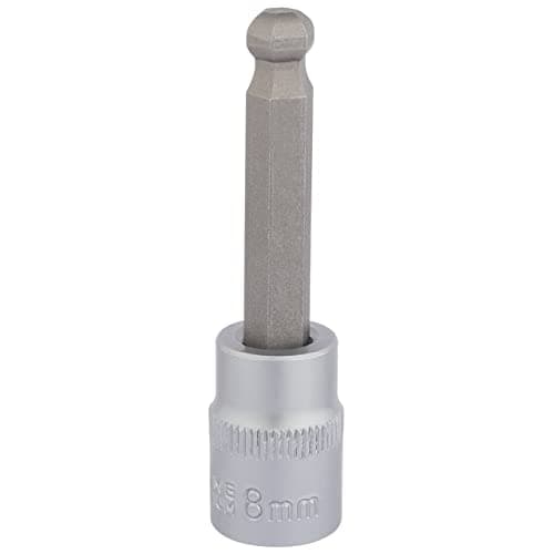 Image of Draper 16291 3/8 Inch Square Drive Hexagonal Ball End Socket Bits, 8mm, Blue