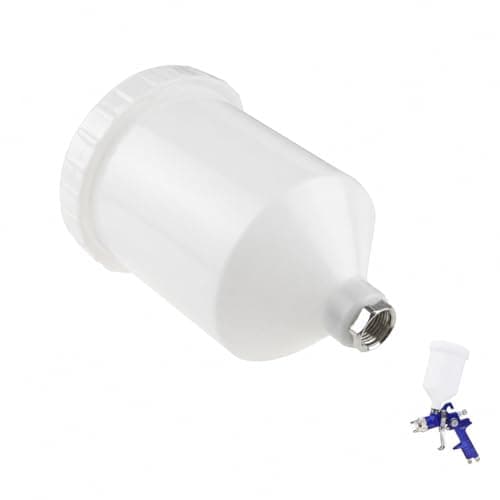 Image of ORAZIO Paint Spray Gun HVLP Plastic Cup 600ml with Thread Connector Fits Most Automotive Series Spray Guns SP22142002