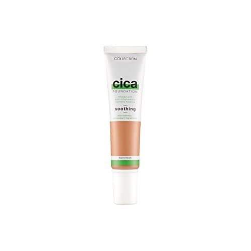 Image of Collection Cosmetics Hydrating Medium Coverage Cica Foundation Infused with Anti-Redness, Vegan Foundation, 30ml, Medium Caramel