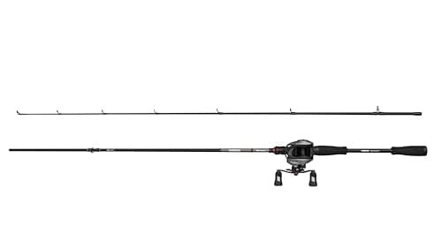 Image of Abu Garcia Max X Casting Rod & Reel Combo | Freshwater Low Profile Baitcaster Reel | 24T Graphite Blank | 5+1 Bearing System | Asymmetric Design | Predator Lure Fishing Set | 2000 | 2.13m | 10-45g