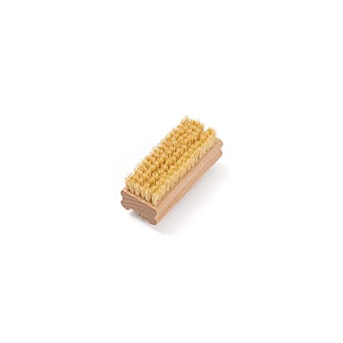 Image of Eco Bath Natural Sisal Nail Brush - Eco-Friendly Double-Sided Nail Cleaning Brush with Firm and Soft Cactus Bristles for Manicure and Pedicure