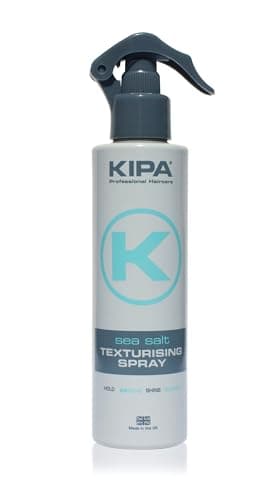Image of KIPA Sea Salt Texturizing Hair Spray | Medium Hold, Volumizing Spray | Beach Waves & Natural Texture | Matt Finish | Non-Greasy & Flexible Hold | Pre-Styler for All Hair Types | Lightweight | 200ml