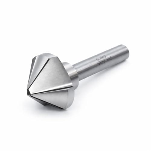 Image of Countersink Drill Bit, KATSU HSS 6542 Countersink Drill Bit 90 Degrees 40mm 3 Flute Chamfer Cutter Drill Bit for Wood Steel Metal Machine Tools, Positioning Drill Mill Cutter 12740621